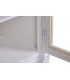 Vitrina colonial de madera blanco rozado con detalles dorados 4