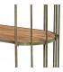 Estantería grande de madera y hierro envejecido rústico vintage 4