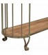 Estantería grande de madera y hierro envejecido rústico vintage 5