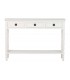 Consola de entrada madera blanca con 3 cajones estilo clásico 1