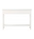 Consola de entrada madera blanca con 3 cajones estilo clásico 4