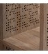Estantería baja madera maciza de mango natural contemporánea 2