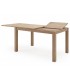 Mesa comedor pequeña extensible roble natural contemporánea 1