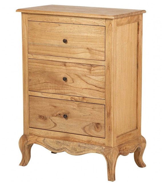 Sinfonier madera maciza de mindi natural estilo boho clásico