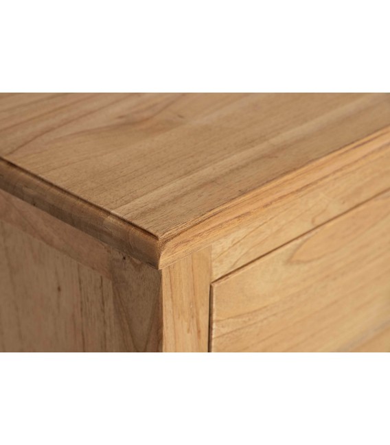 Sinfonier madera maciza de mindi natural estilo boho clásico 3