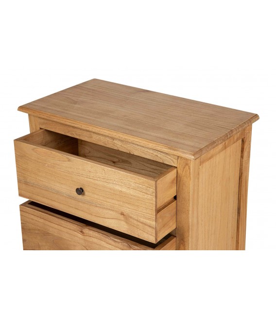 Sinfonier madera maciza de mindi natural estilo boho clásico 4