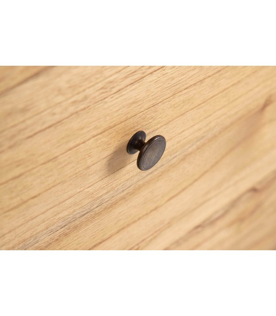 Sinfonier madera maciza de mindi natural estilo boho clásico 5