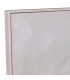 Cuadro vertical grande pintado a mano de caballo blanco y beige 3