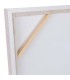 Cuadro vertical grande pintado a mano de caballo blanco y beige 5