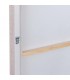 Cuadro vertical grande pintado a mano de caballo blanco y beige 6