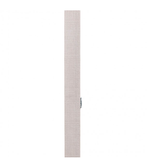 Cuadro vertical grande pintado a mano de caballo blanco y beige 7