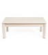 Mesa de centro rectangular elevable porcelánico travertino metal beige 2