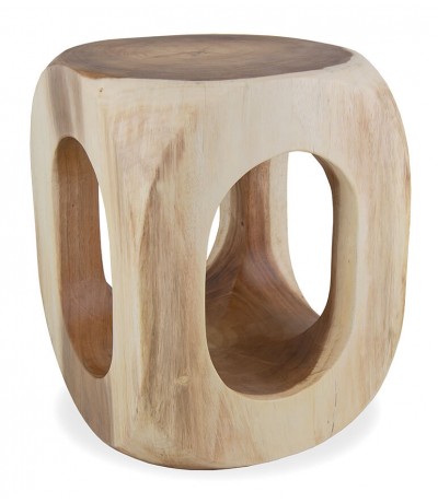 MESITA AUXILIAR 35 X 35 X 45 ALADIN MADERA NATURAL