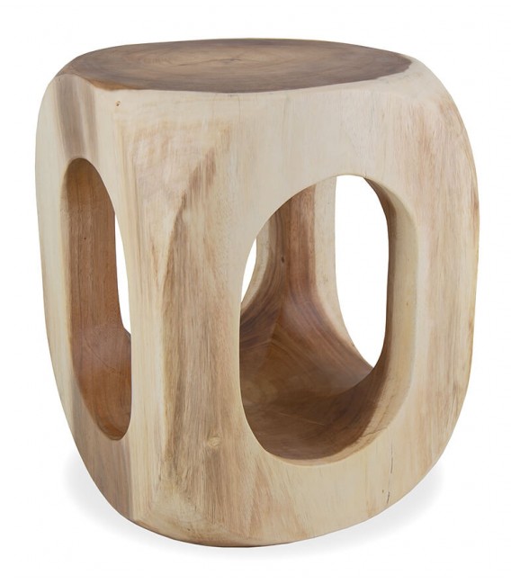 MESITA AUXILIAR 35 X 35 X 45 ALADIN MADERA NATURAL