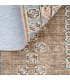 Alfombra rectangular grande oriental vintage beige multicolor 3