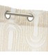 Set de 2 visillos bordados blanco y beige estilo vintage 1