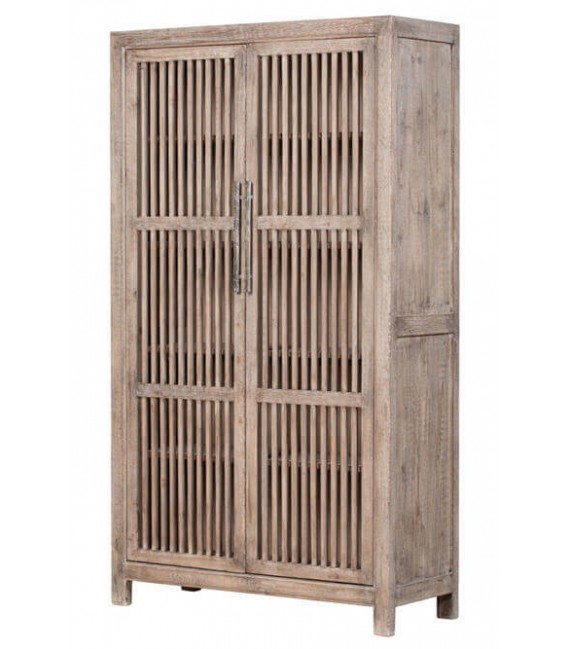 Armario alacena madera maciza de pino natural estilo boho