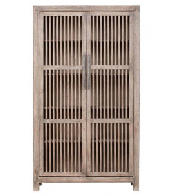 Armario alacena madera maciza de pino natural estilo boho 1