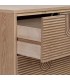 Cómoda pequeña madera natural dorado estilo art decó 4