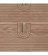 Cómoda pequeña madera natural dorado estilo art decó 5