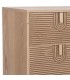 Cómoda pequeña madera natural dorado estilo art decó 3