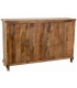 Aparador de madera maciza de mango beige decapado estilo boho 4