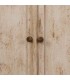 Aparador de madera maciza de mango beige decapado estilo boho 8