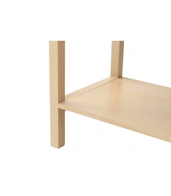 Consola de entrada de madera beige claro estilo contemporáneo 6