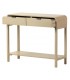 Consola de entrada de madera beige claro estilo contemporáneo 2