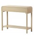 Consola de entrada de madera beige claro estilo contemporáneo 4