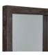Espejo vestidor grande de madera nogal oscuro estilo rústico vintage 2