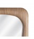 Espejo vestidor de madera natural con marco redondeado estilo boho 2
