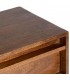 Cómoda pequeña de madera de mango en nogal medio estilo contemporáneo 3