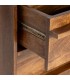 Cómoda pequeña de madera de mango en nogal medio estilo contemporáneo 4