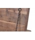 Mesa de centro arcón de madera de teca reciclada de estilo colonial 7