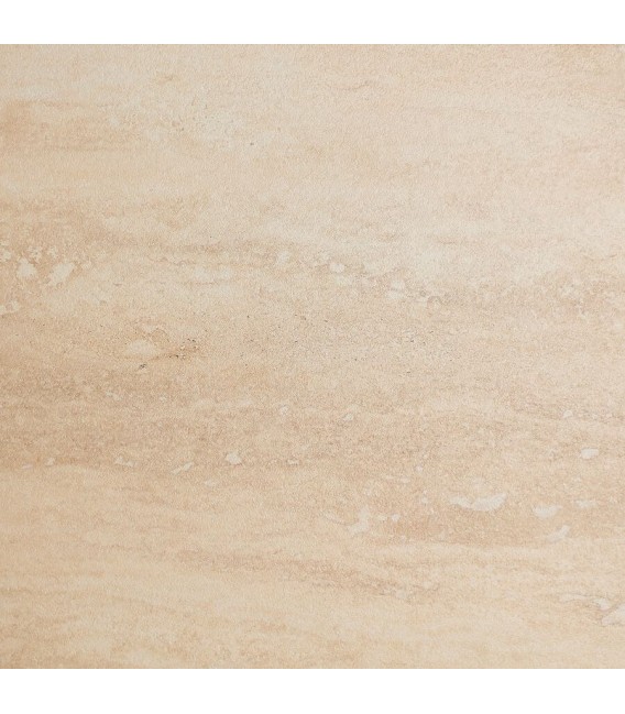 Mesa de comedor rectangular grande tapa de piedra efecto travertino 3