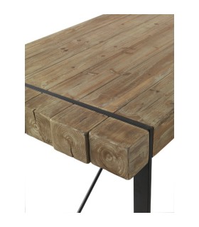 MESA DE COMEDOR FIJA TRONCOS