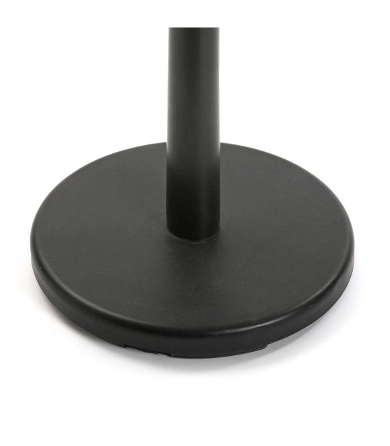 Perchero de pie original con 8 colgadores metal y madera negro mdmhogar