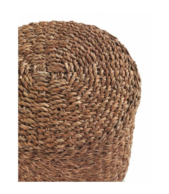 PUF REDONDO FIBRA NATURAL DE ALGAS NATURALES