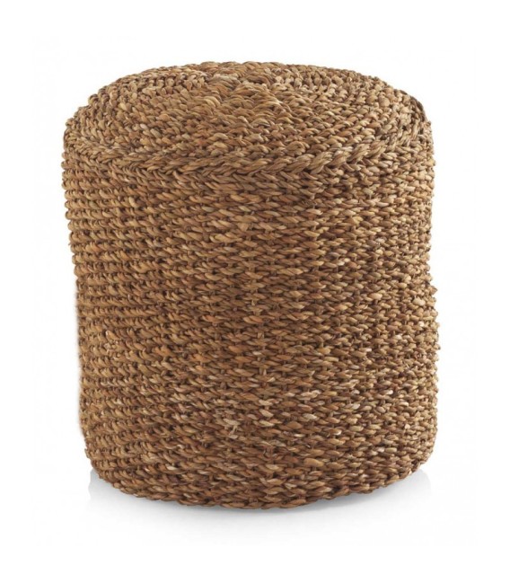 PUF REDONDO FIBRA NATURAL DE ALGAS NATURALES