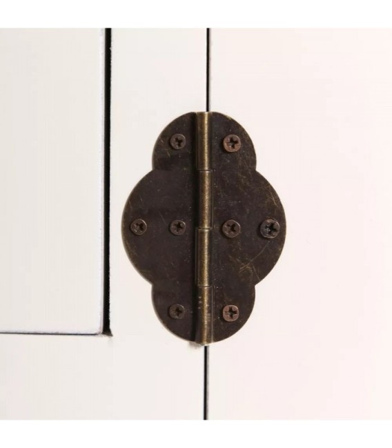 CONSOLA 2 PUERTAS Y 6 CAJONES BLANCO 