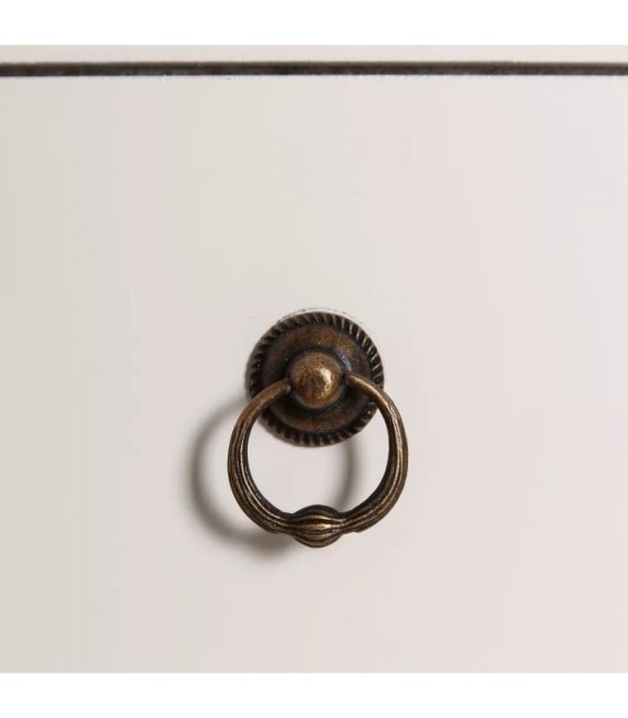 CONSOLA 2 PUERTAS Y 6 CAJONES BLANCO 