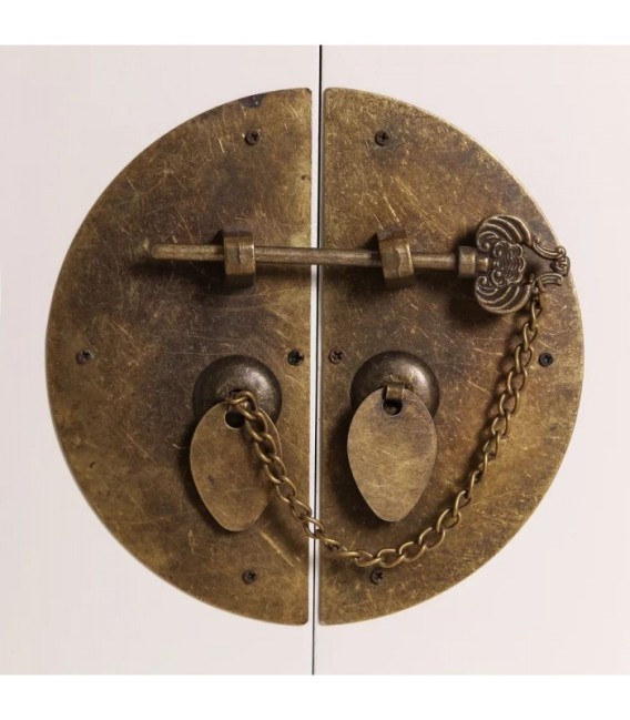 CONSOLA 2 PUERTAS Y 6 CAJONES BLANCO 