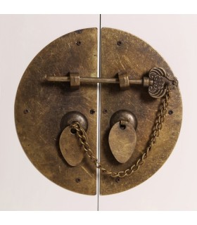 CONSOLA 4 PUERTAS Y 3 CAJONES BLANCO 