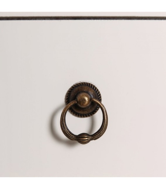 CONSOLA 4 PUERTAS Y 3 CAJONES BLANCO 