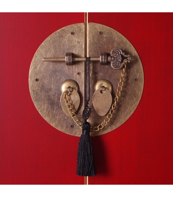 MESITA 2 PUERTAS Y 1 CAJÓN ROJO