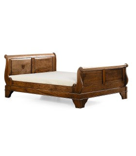 Cama Victoriana de Madera Maciza de Caoba Mdmhogar1