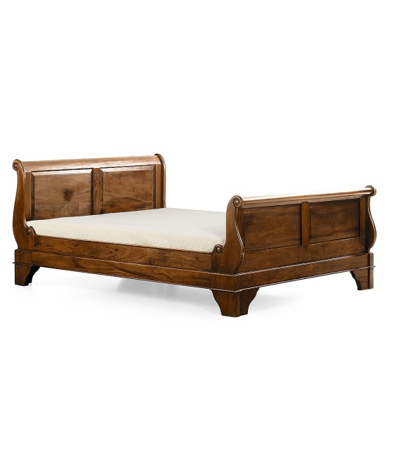 Cama Victoriana de Madera Maciza de Caoba Mdmhogar1