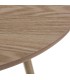 MESA AUXILIAR MDF REDONDA ROBLE