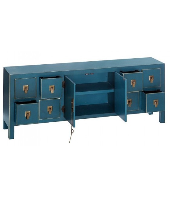 MUEBLE 8 CAJONES AZUL DM ''ORIENTE''